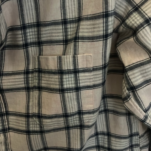 Grayson long sleeve plaid pink, blue and white. - Picture 7 of 7